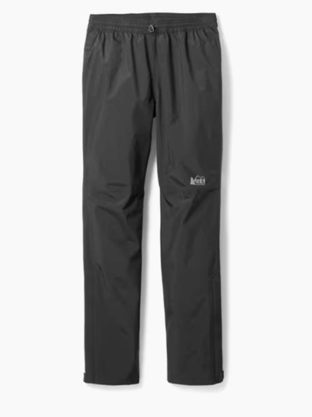REI Trailmade Rain Pants Black Waterproof Lightweight Hiking Packable-Medium